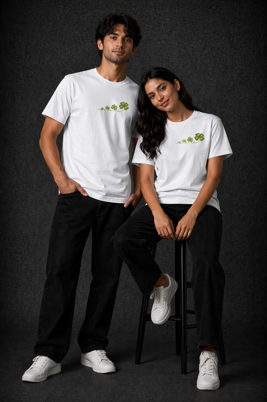 Fortune Thread Round Neck Graphic Tee | The Fifth Thread