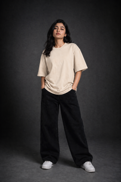Plain Unisex Oversized Tee | The Fifth Thread