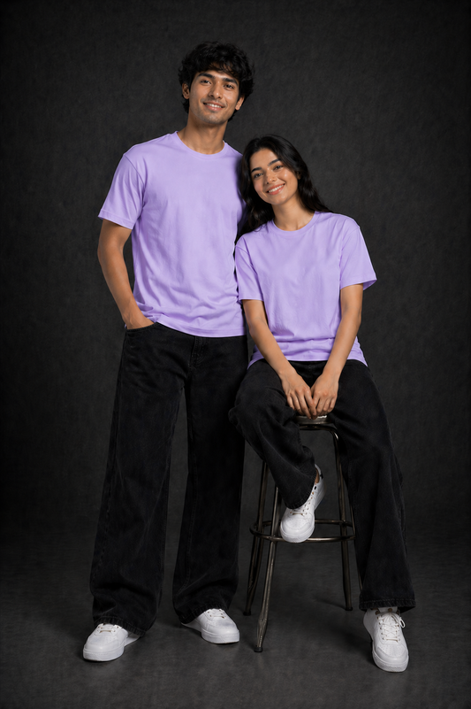 Plain Unisex Round Neck T-shirt | The Fifth Thread