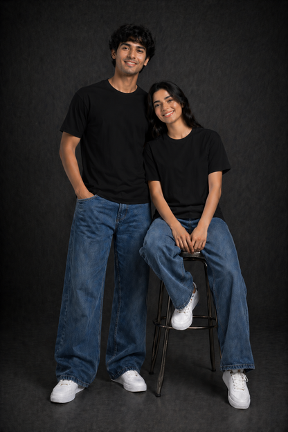 Plain Unisex Round Neck T-shirt | The Fifth Thread