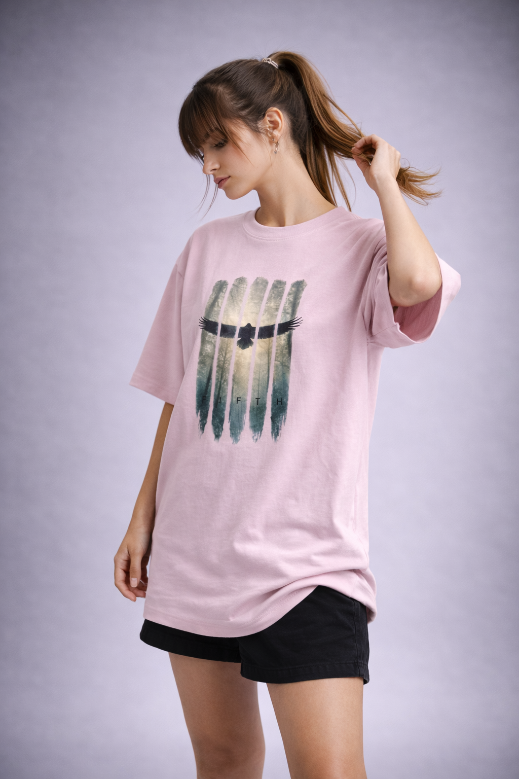 Break The Fifth Oversized Graphic Tee | The Fifth Thread