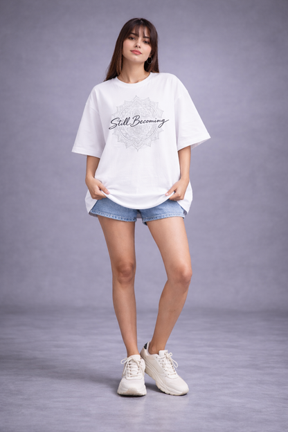 Still Becoming Oversized Graphic Tee | The Fifth Thread