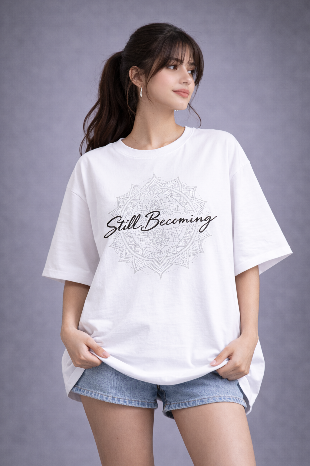 Still Becoming Oversized Graphic Tee | The Fifth Thread