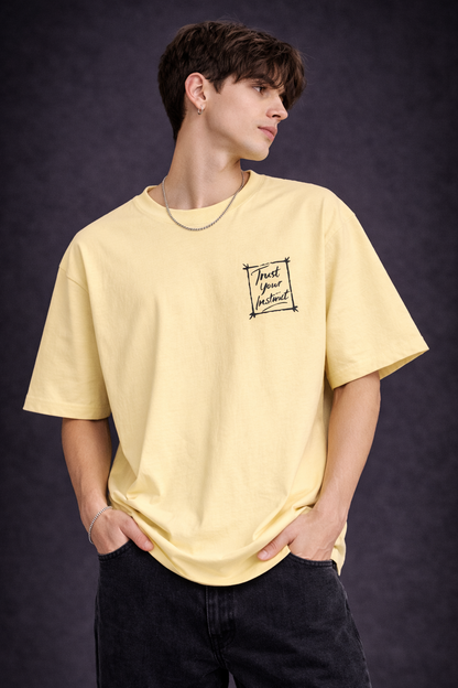 Trust Instinct Oversized Graphic Tee | The Fifth Thread