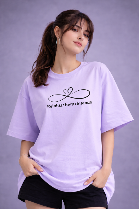 Infinite Intention Unisex Oversized Tee