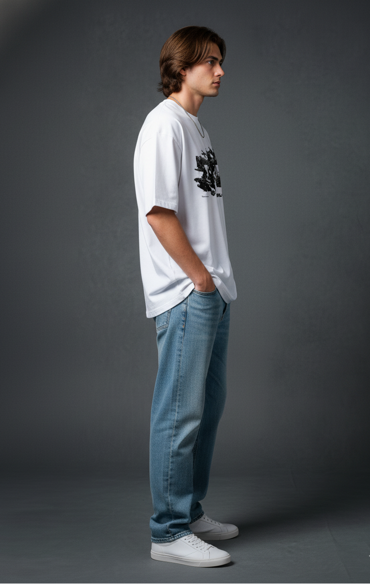Civil War Superhero Oversized Tee | The Fifth Thread