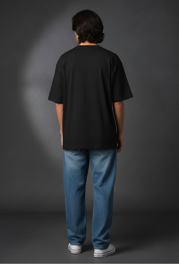 Trinetra Energy Spiritual Oversized Tee | The Fifth Thread