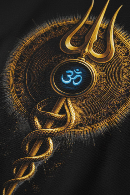 Trinetra Energy Spiritual Oversized Tee | The Fifth Thread