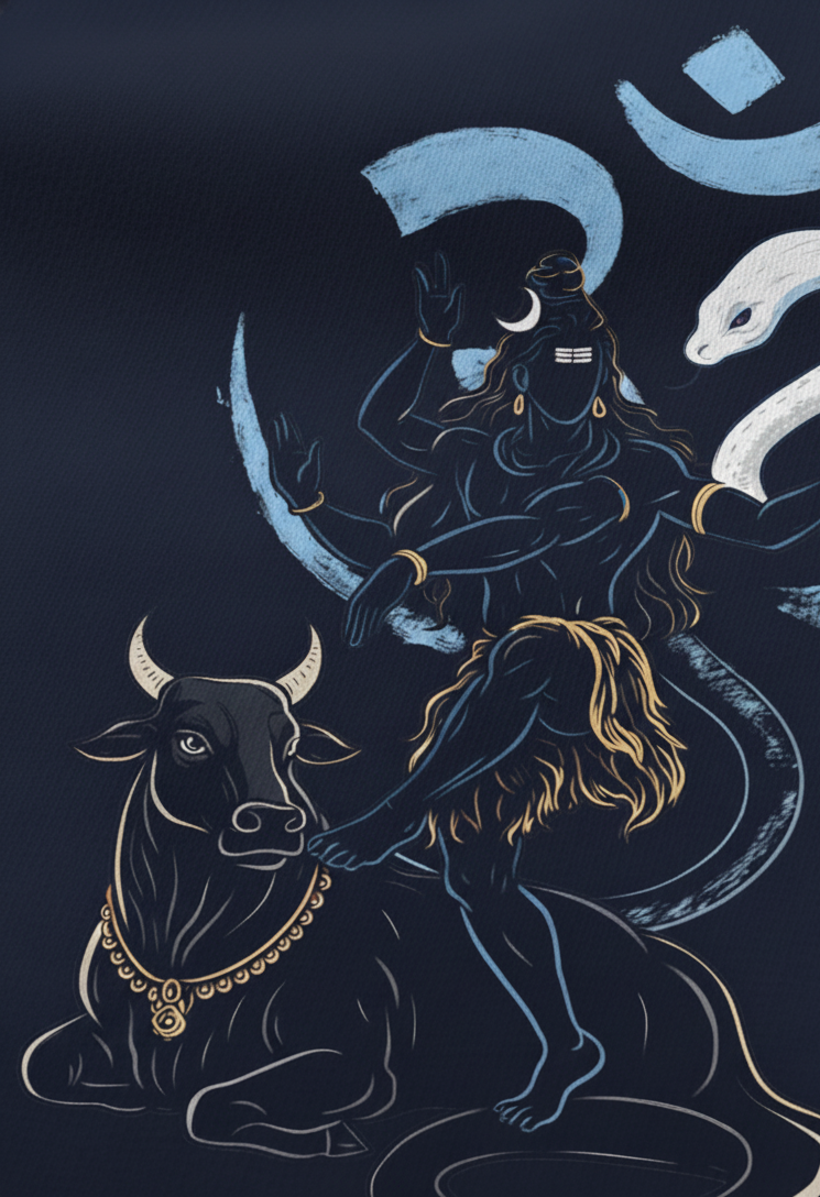 Om Unisex Oversized Tee