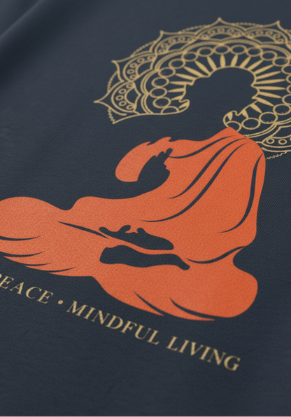 Calm Spiritual Oversized Graphic Tee | The Fifth Thread