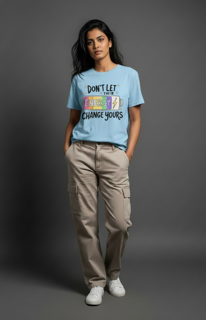 Power Unisex Round Neck Graphic Tee | The Fifth Thread