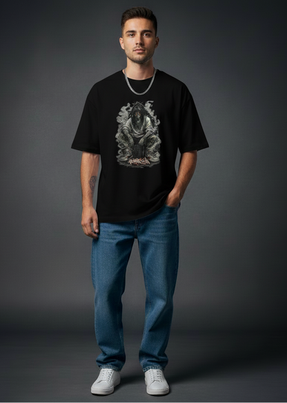 Ashbound Silence Anime Oversized Tee | The Fifth Thread