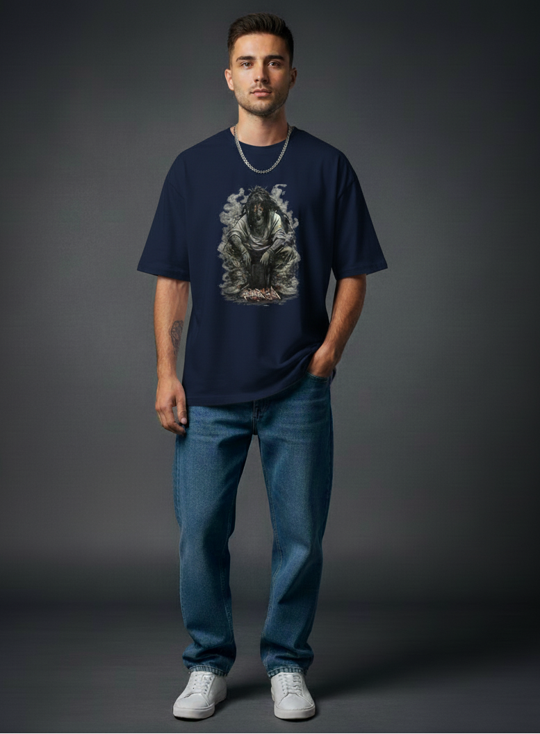 Ashbound Silence Anime Oversized Tee | The Fifth Thread