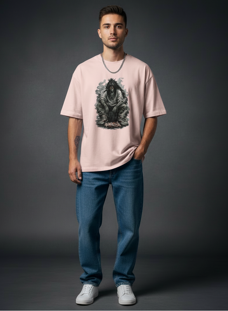 Ashbound Silence Anime Oversized Tee | The Fifth Thread