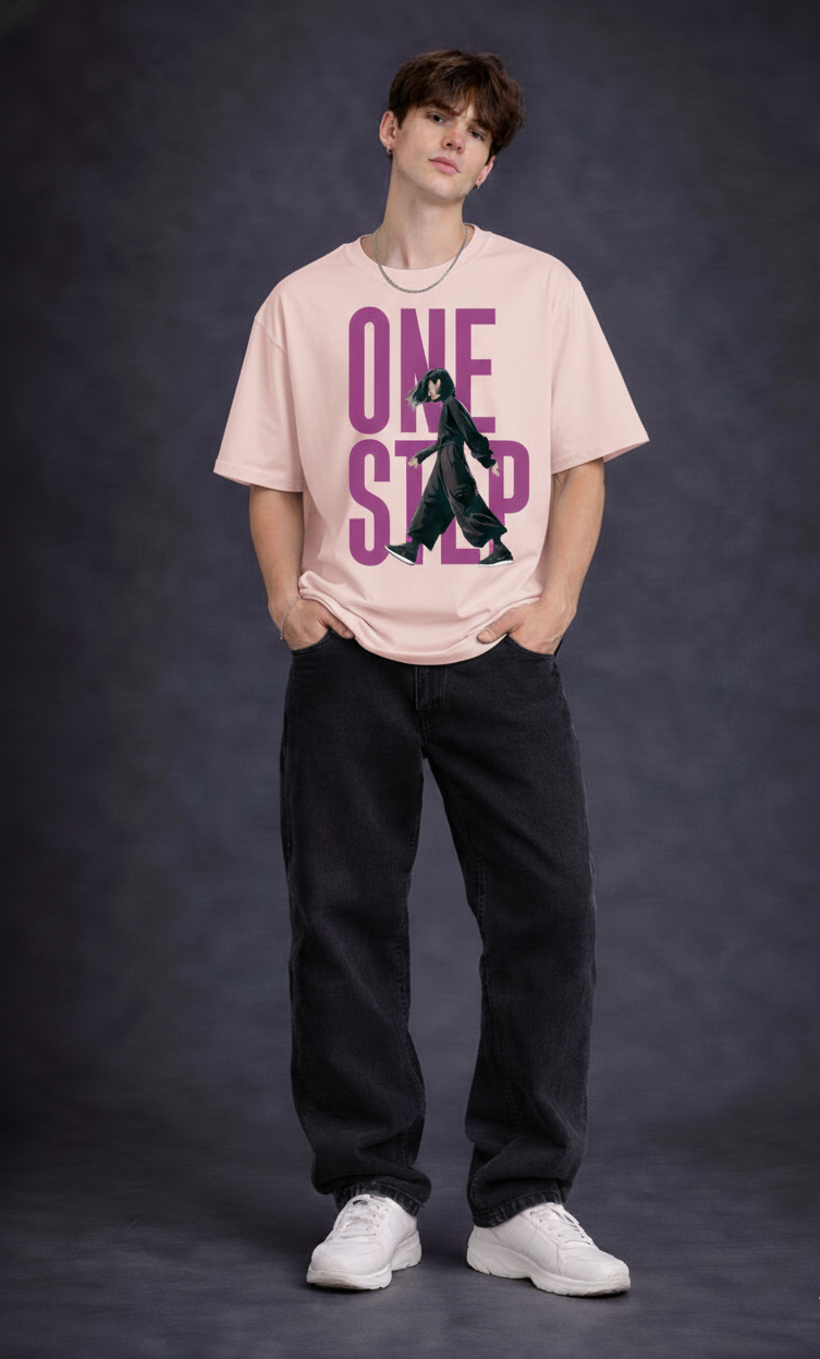 One Step Oversized Graphic Tee | The Fifth Thread