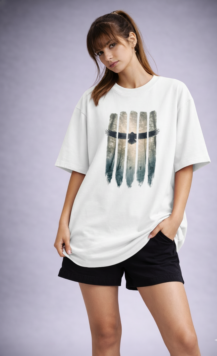 Break The Fifth Oversized Graphic Tee | The Fifth Thread