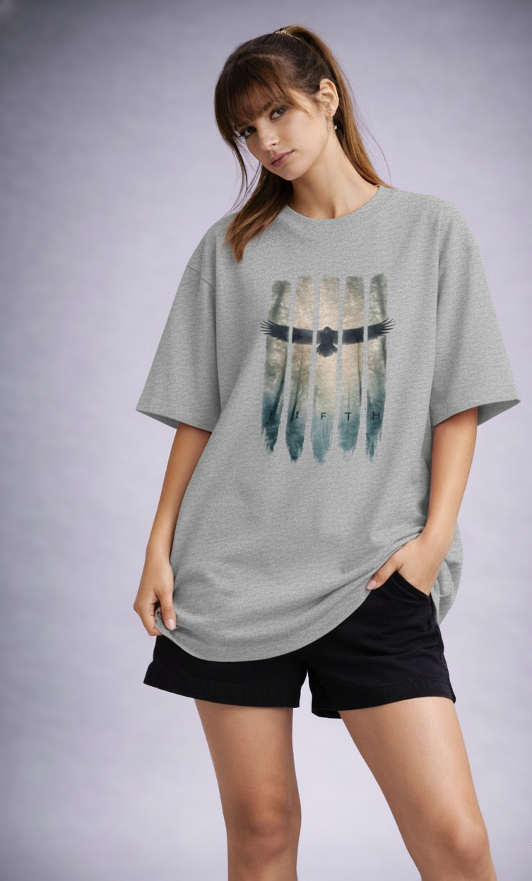 Break The Fifth Oversized Graphic Tee | The Fifth Thread