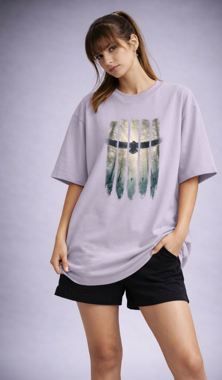 Break The Fifth Oversized Graphic Tee | The Fifth Thread