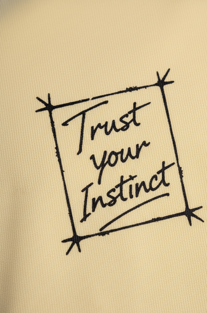 Trust Instinct Oversized Graphic Tee | The Fifth Thread