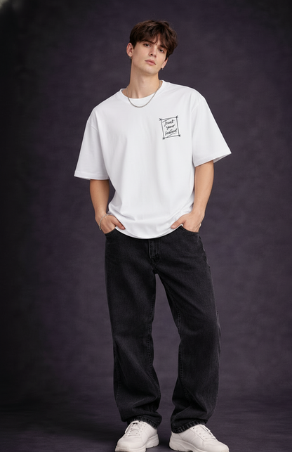 Trust Instinct Oversized Graphic Tee | The Fifth Thread