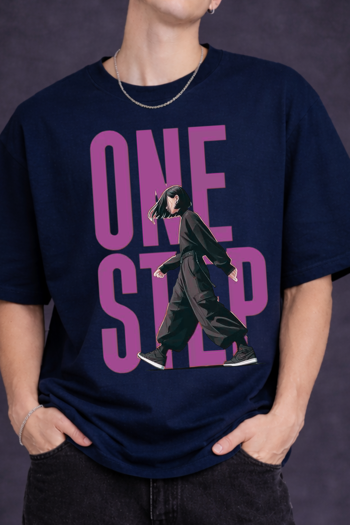 One Step Oversized Graphic Tee | The Fifth Thread